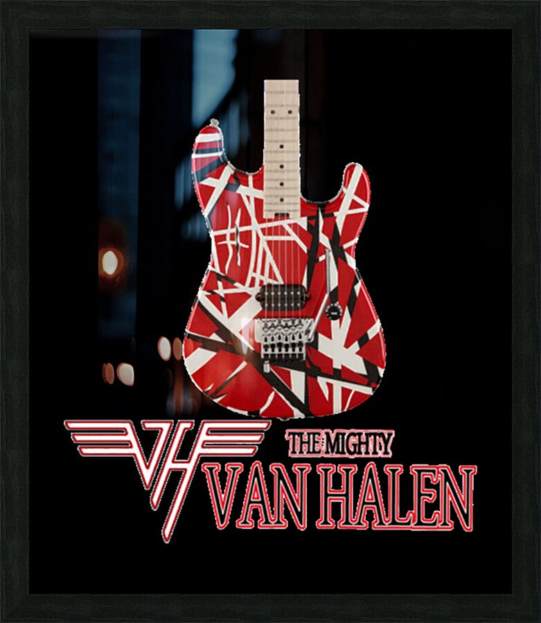 Van Halen 51 Picture Frame print