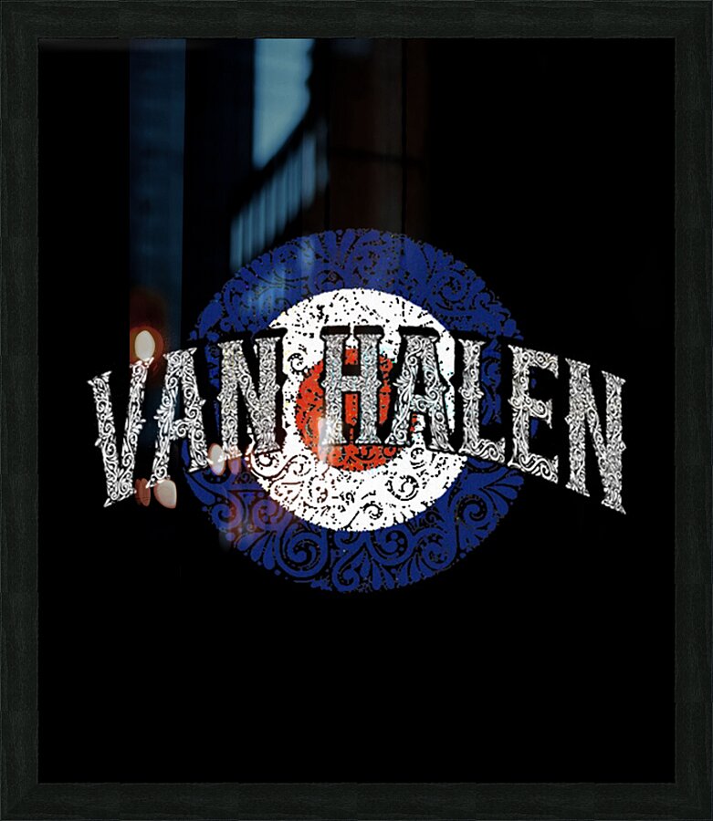 Van Halen 52 Picture Frame print