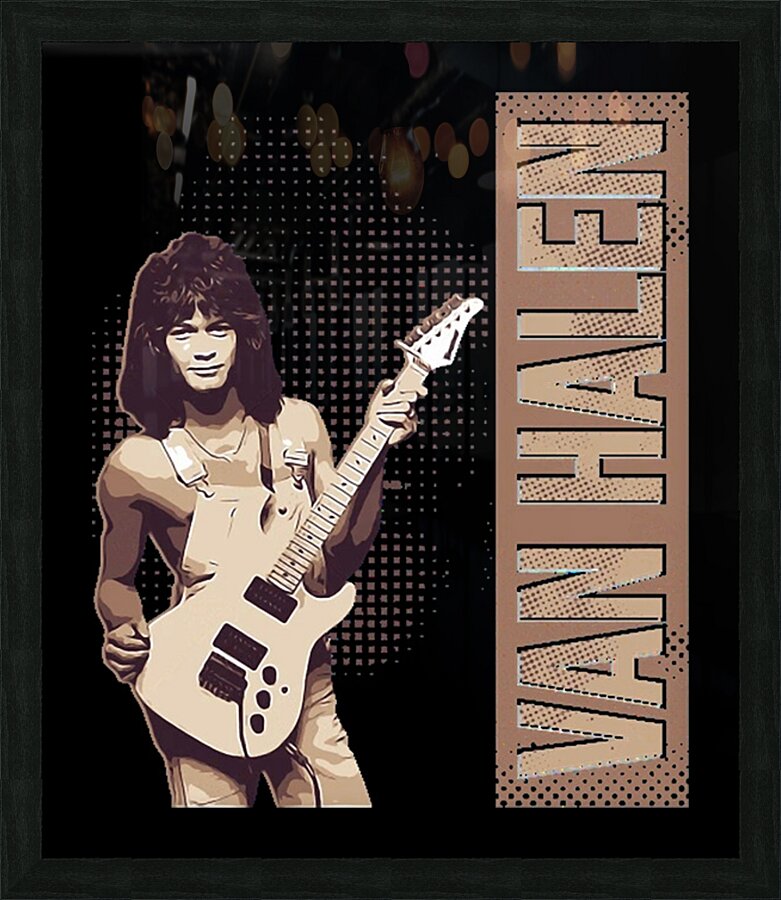 Van Halen 53 Picture Frame print