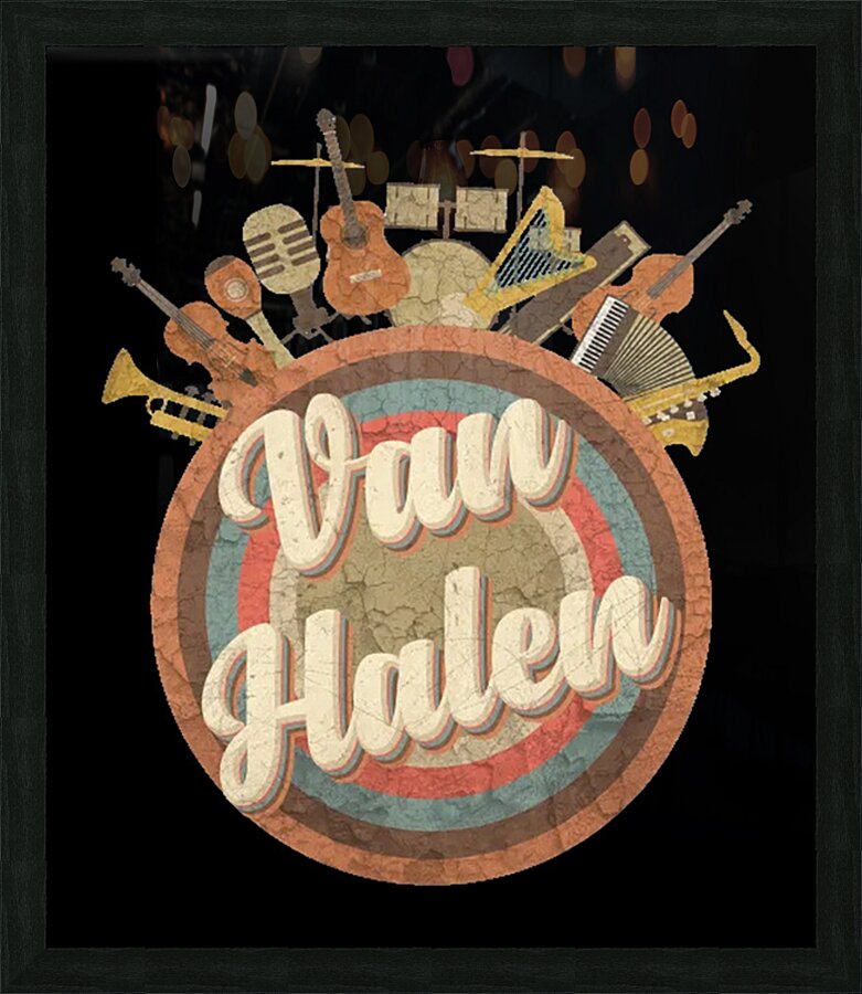 Van Halen 55 Picture Frame print