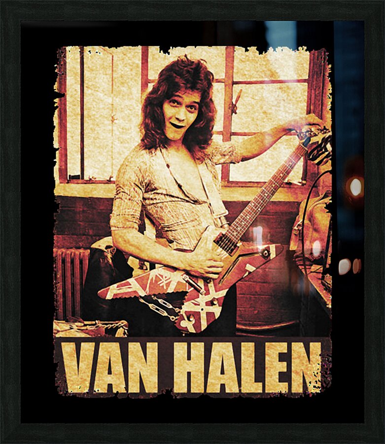Van Halen 57 Picture Frame print