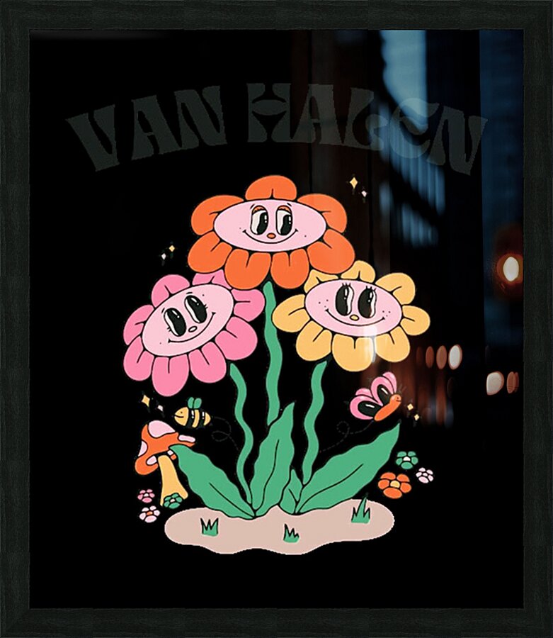 Van Halen 38 Picture Frame print