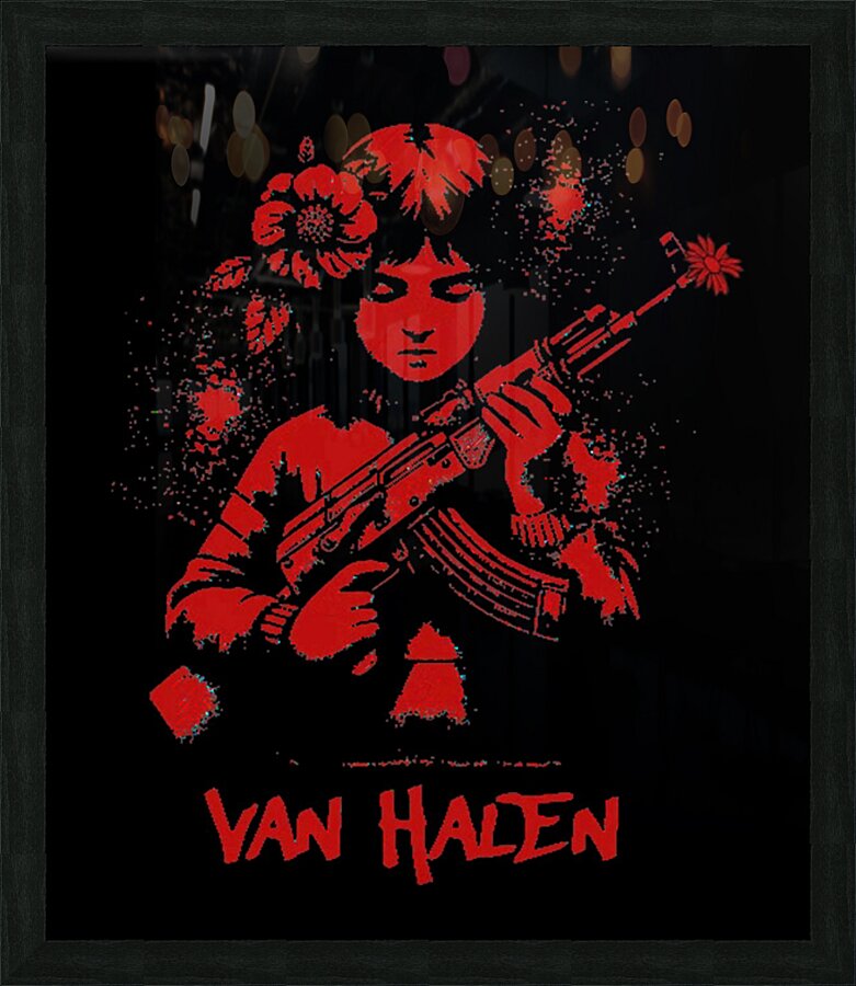 Van Halen 48 Picture Frame print