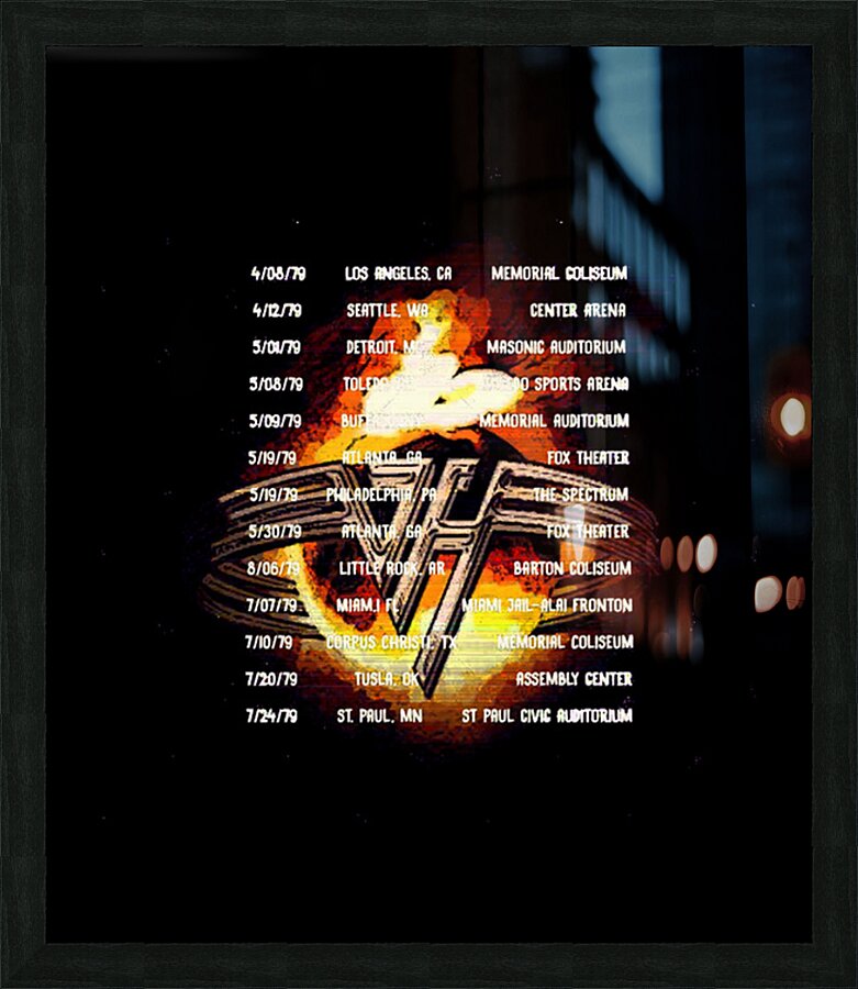 Van Halen 64 Picture Frame print