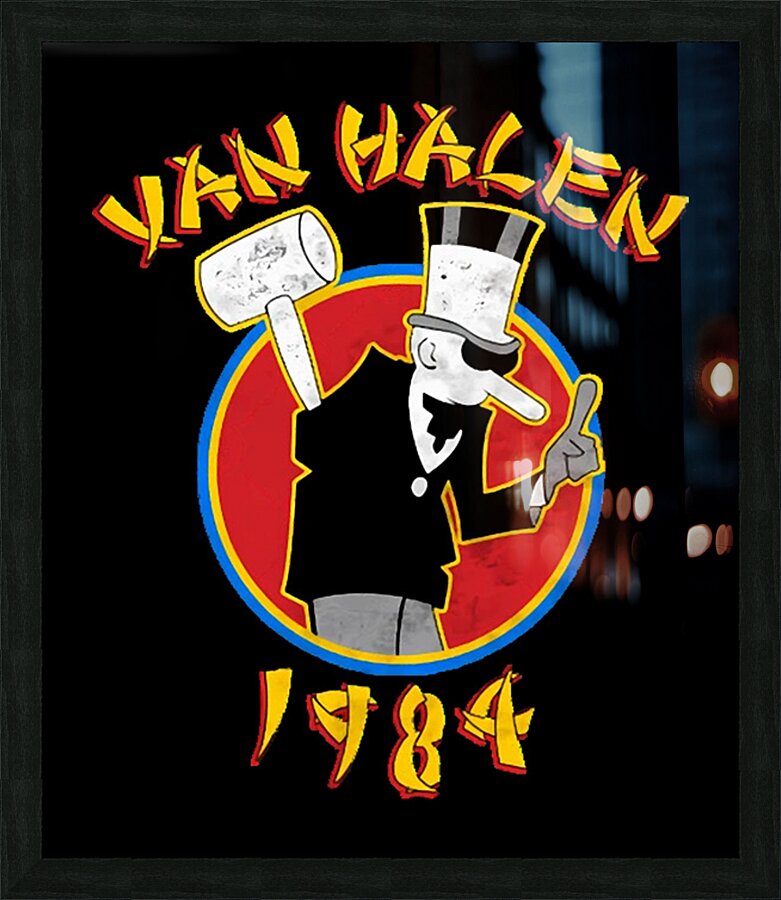 Van Halen 3 Picture Frame print