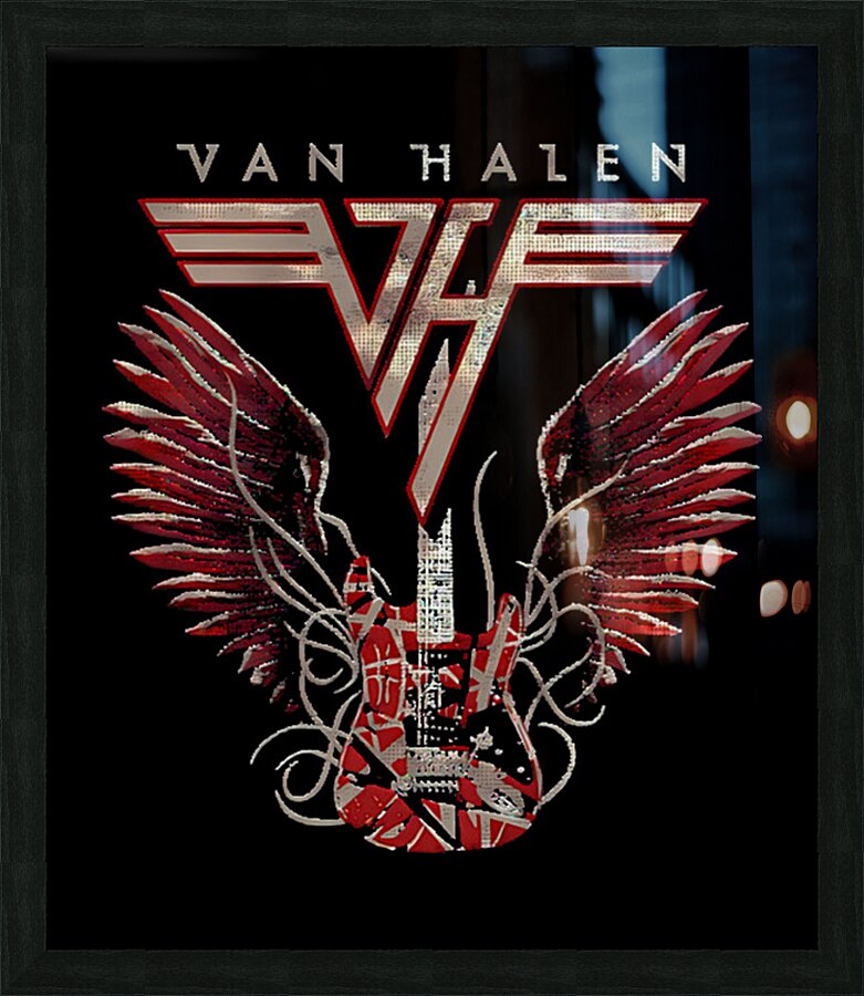 Van Halen 8 Picture Frame print