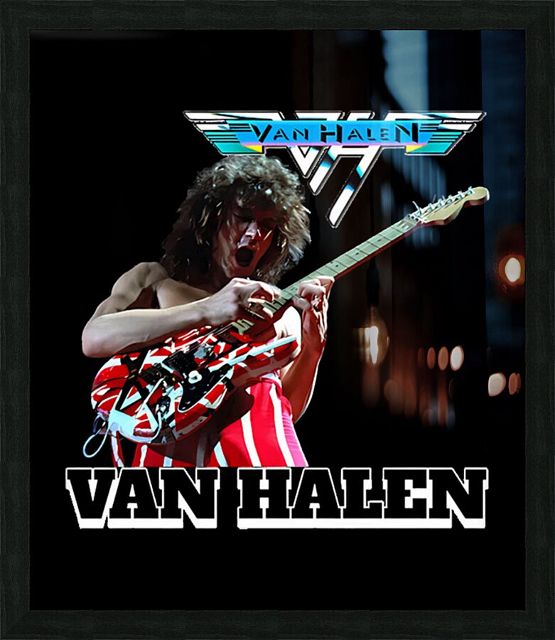 Van Halen 13 Picture Frame print