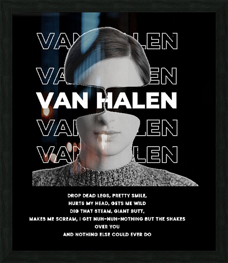 Van Halen 15 Picture Frame print
