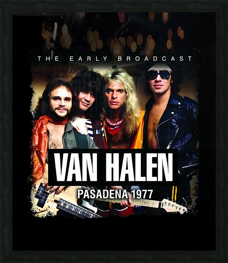 Van Halen 16 Picture Frame print