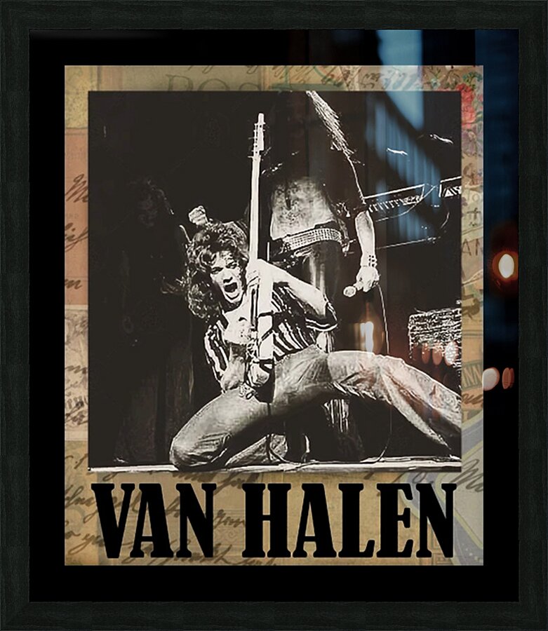 Van Halen 25 Picture Frame print