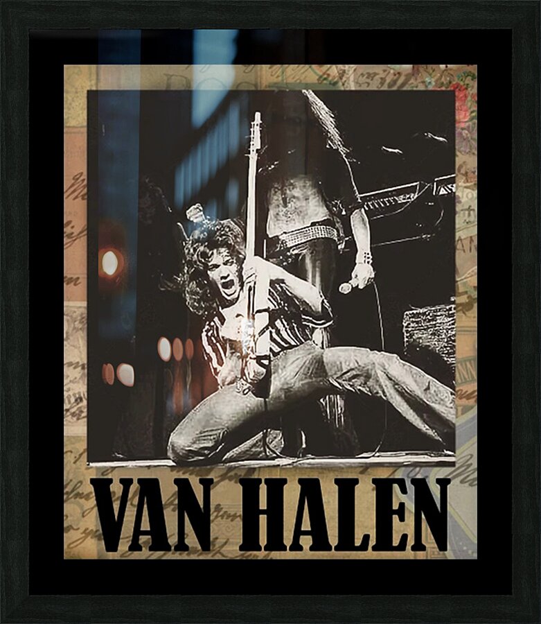 Van Halen 2 Picture Frame print