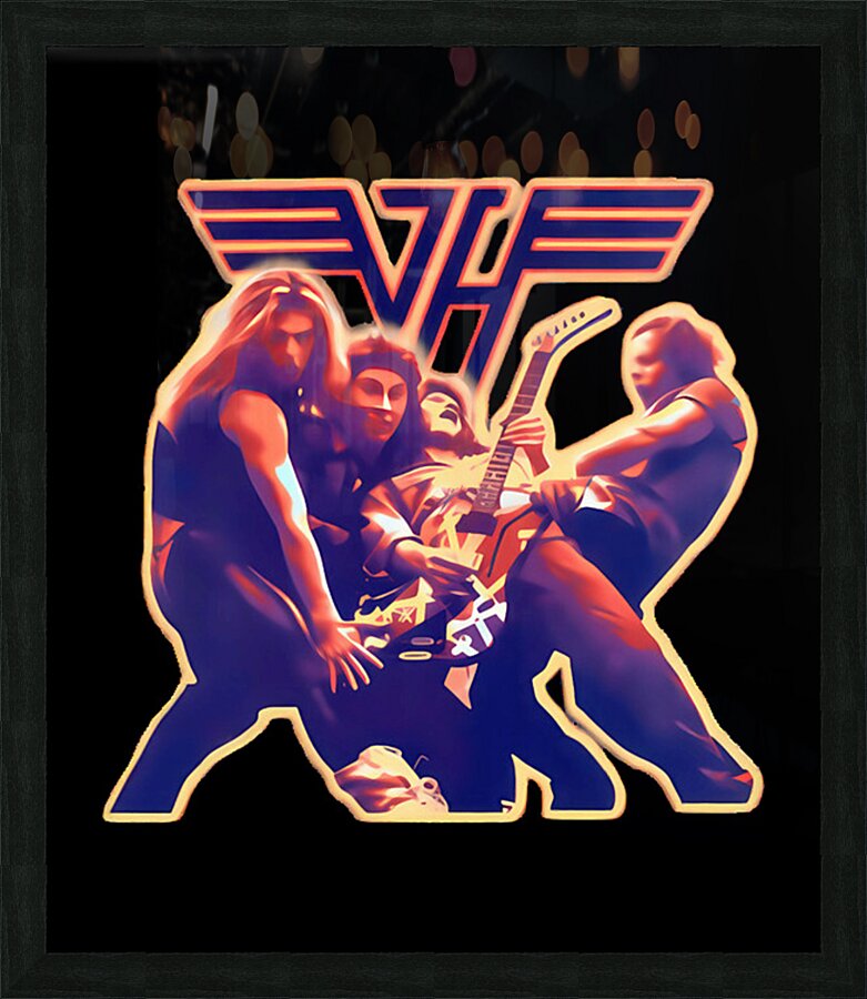 Van Halen 7 Picture Frame print