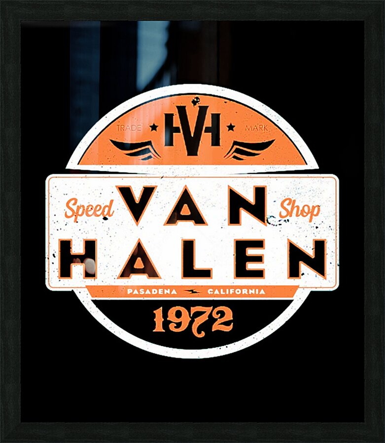 Van Halen 6 Picture Frame print