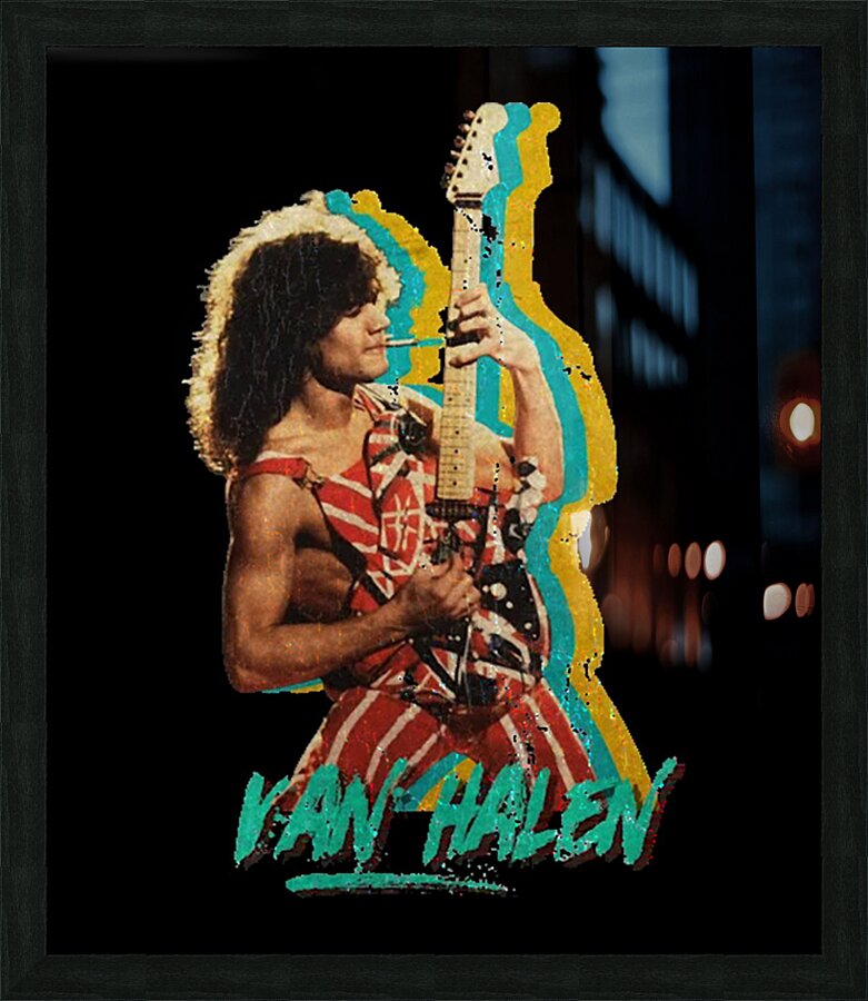 Van Halen 8 Picture Frame print