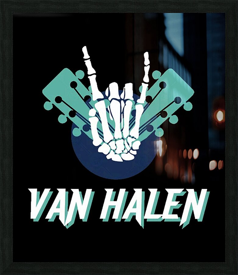 Van Halen 6 Picture Frame print