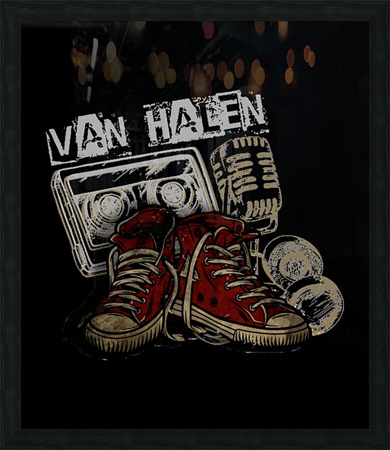 Van Halen 16 Picture Frame print