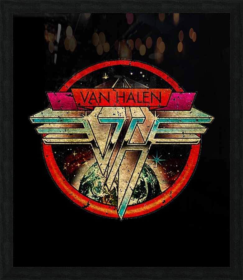 Van Halen 27 Picture Frame print