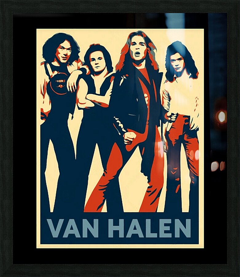 Van Halen 36 Picture Frame print