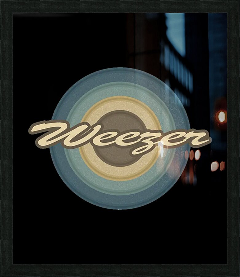 Weezer 33 Picture Frame print