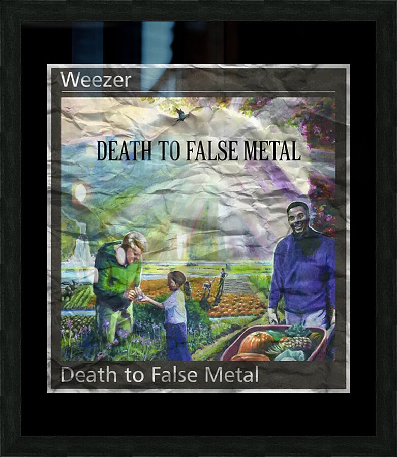 Weezer 37 Picture Frame print