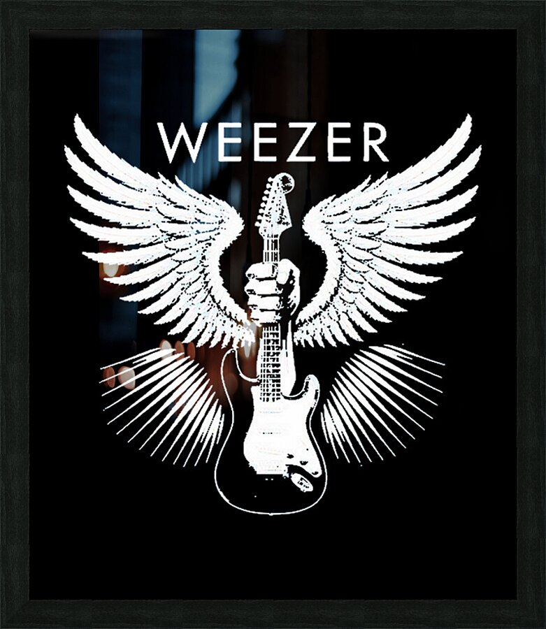 Weezer 36 Picture Frame print