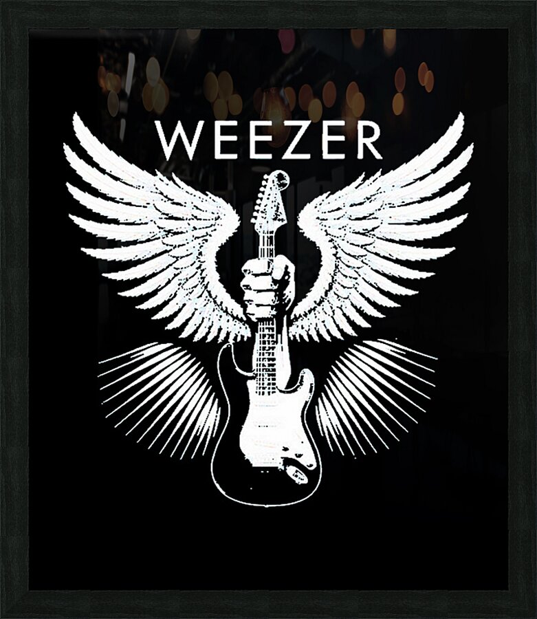 Weezer 40 Picture Frame print