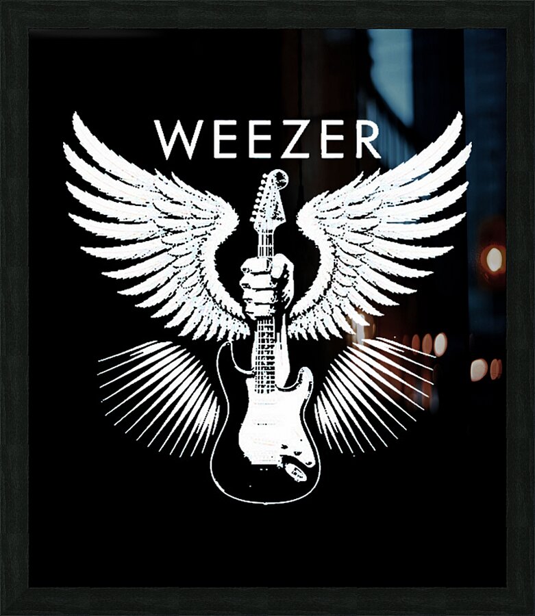 Weezer 48 Picture Frame print