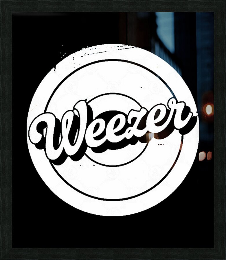 Weezer 57 Picture Frame print