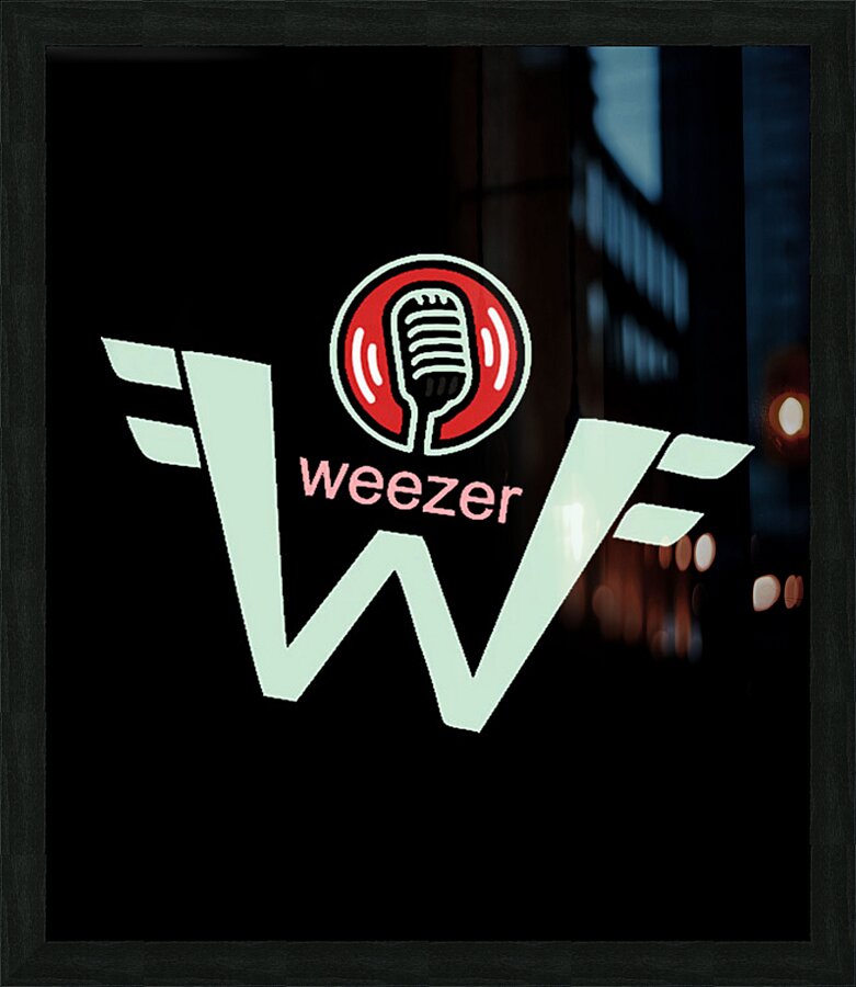 Weezer 55 Picture Frame print