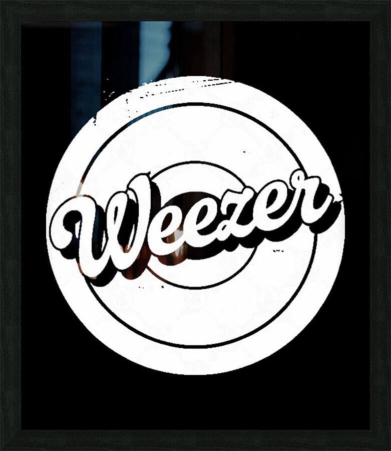Weezer 50 Picture Frame print