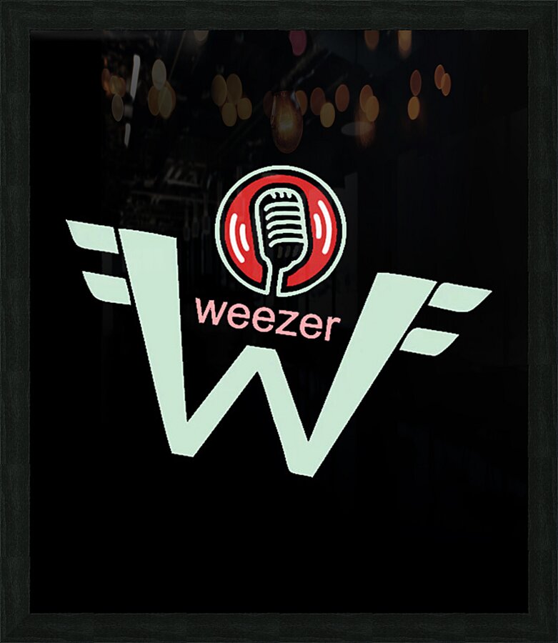 Weezer 58 Picture Frame print