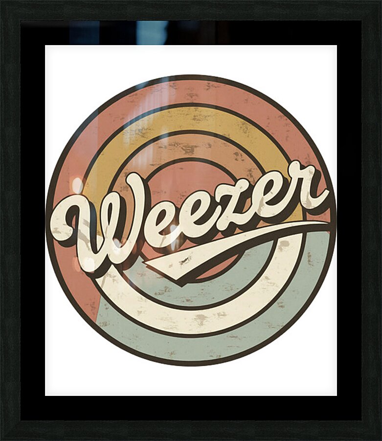 Weezer 6 Picture Frame print