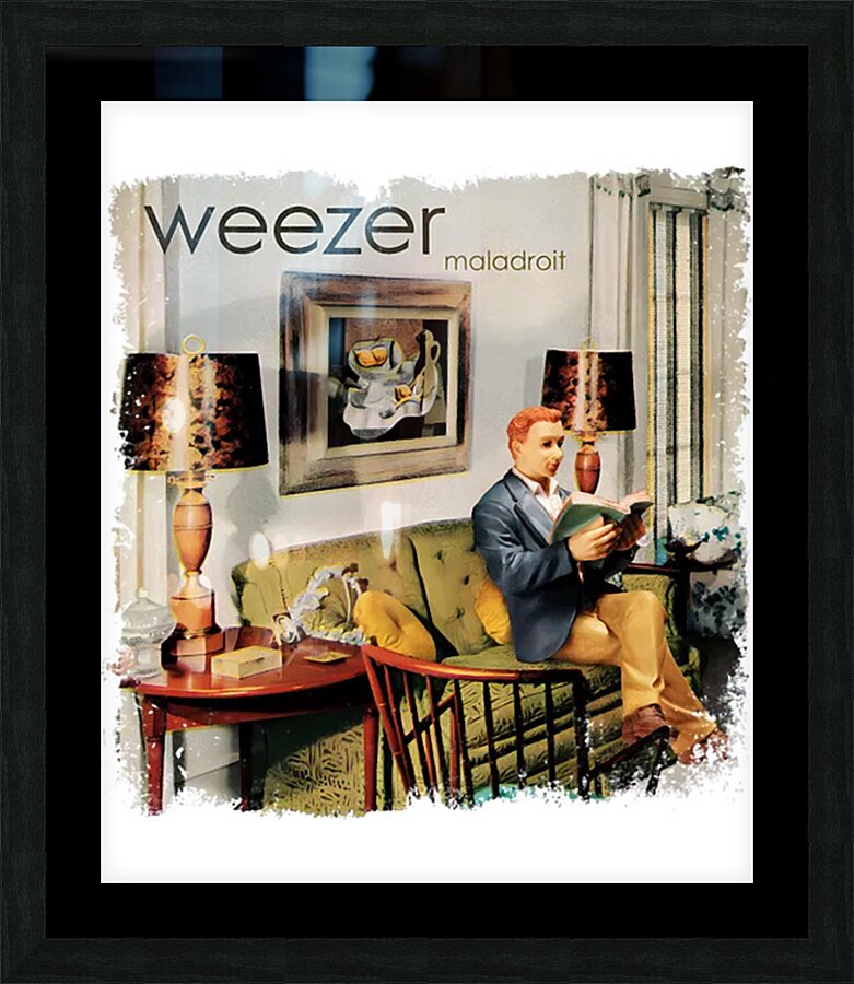 Weezer 9 Picture Frame print
