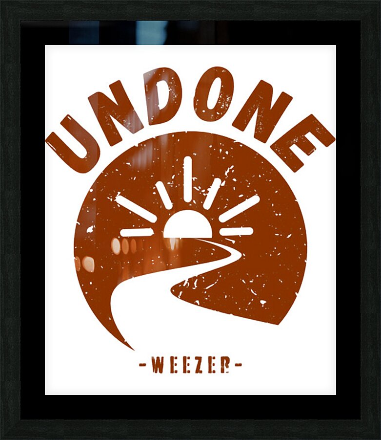 Weezer 10 Picture Frame print
