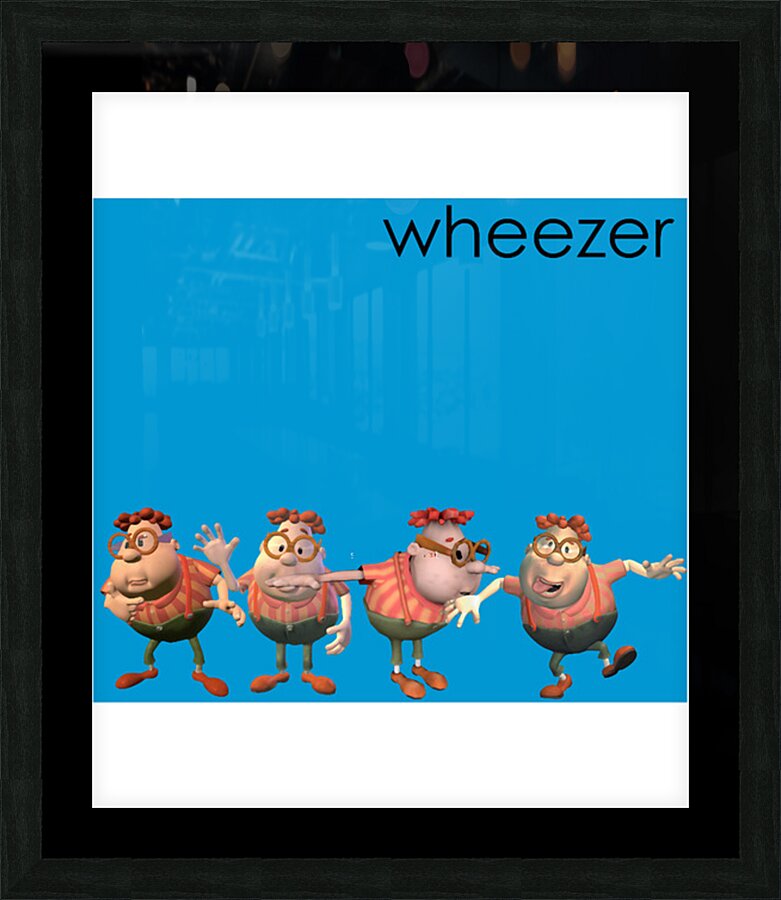 Weezer 11 Picture Frame print