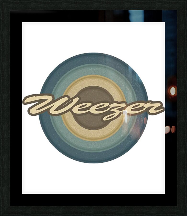 Weezer 17 Picture Frame print
