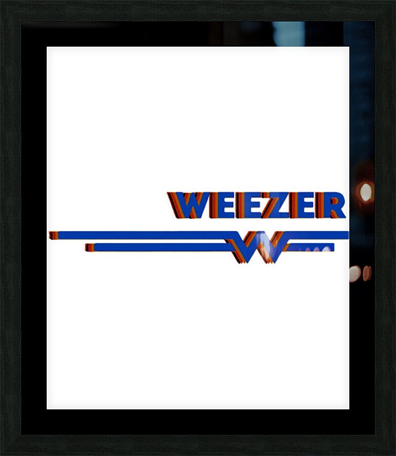 Weezer 22 Picture Frame print
