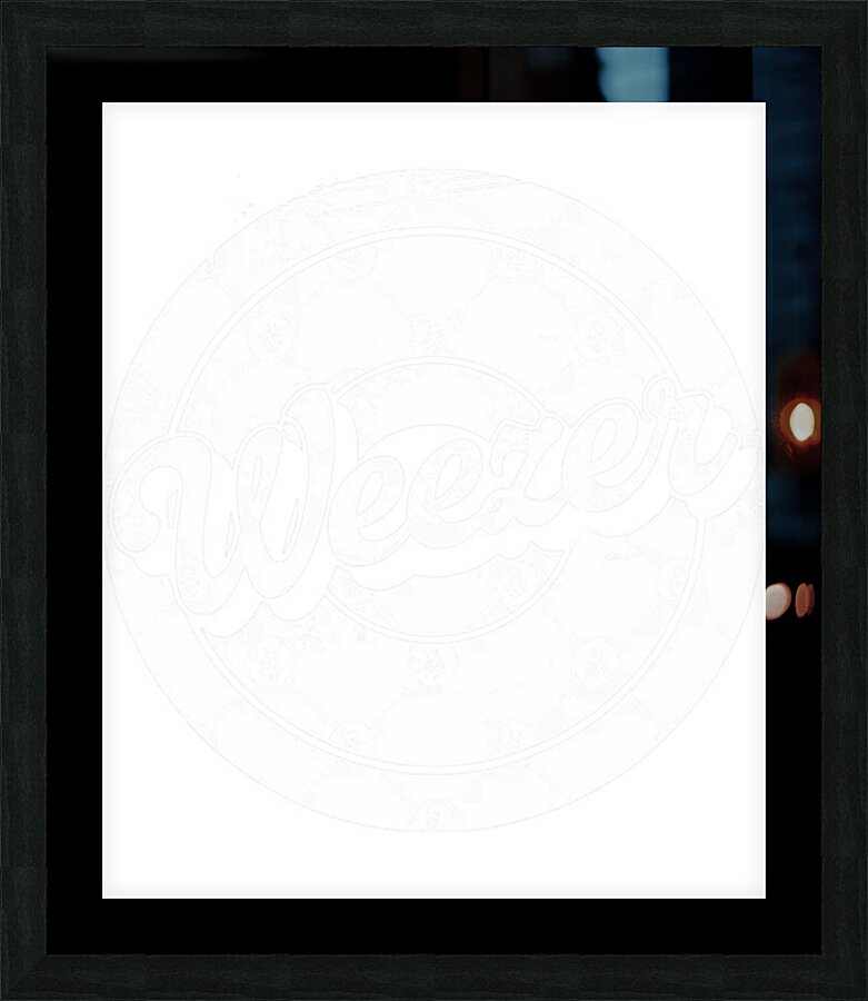 Weezer 25 Picture Frame print