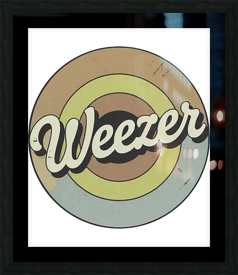 Weezer 30 Picture Frame print