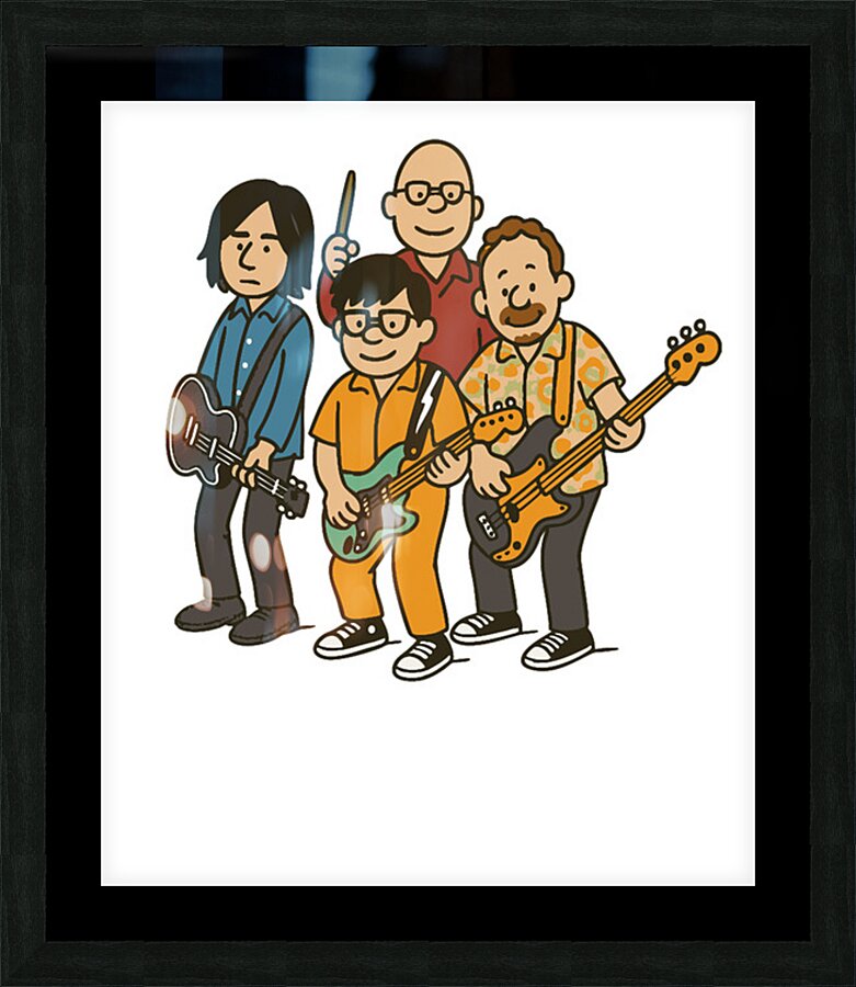 Weezer 37 Picture Frame print