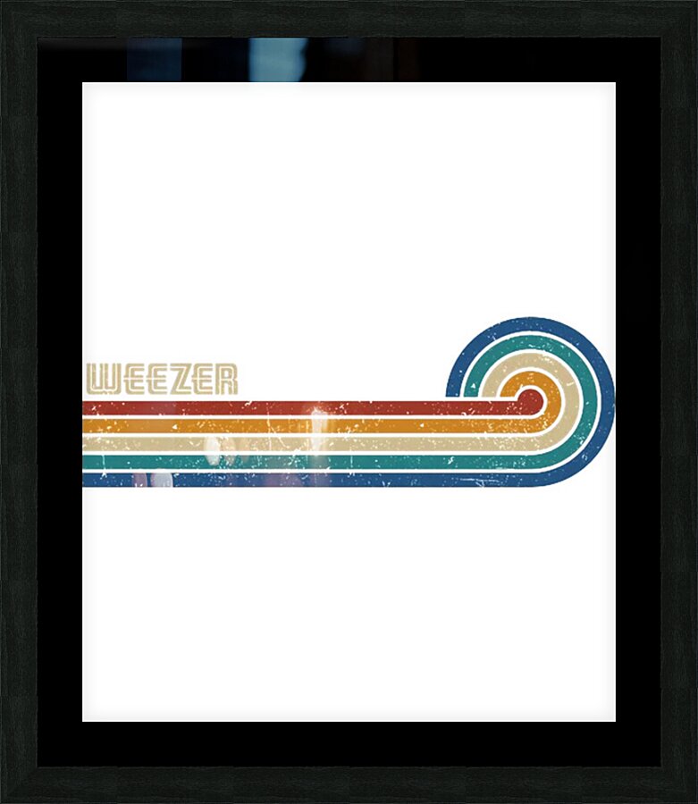 Weezer 43 Picture Frame print