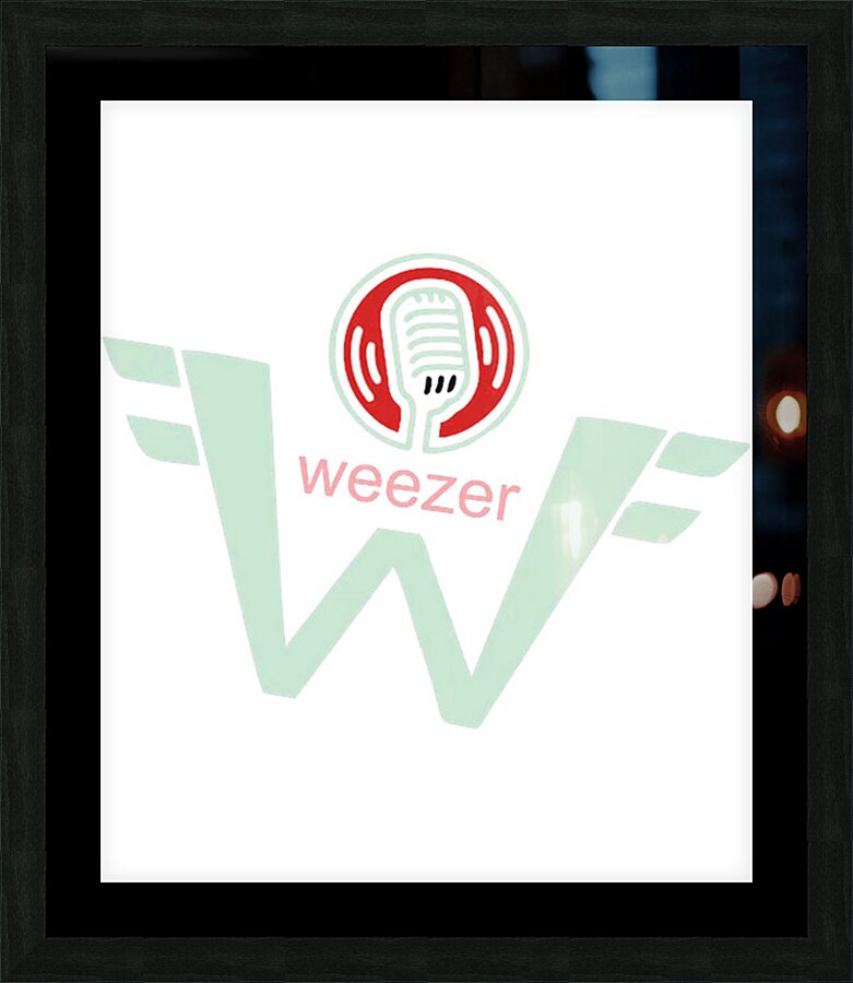Weezer 21 Picture Frame print
