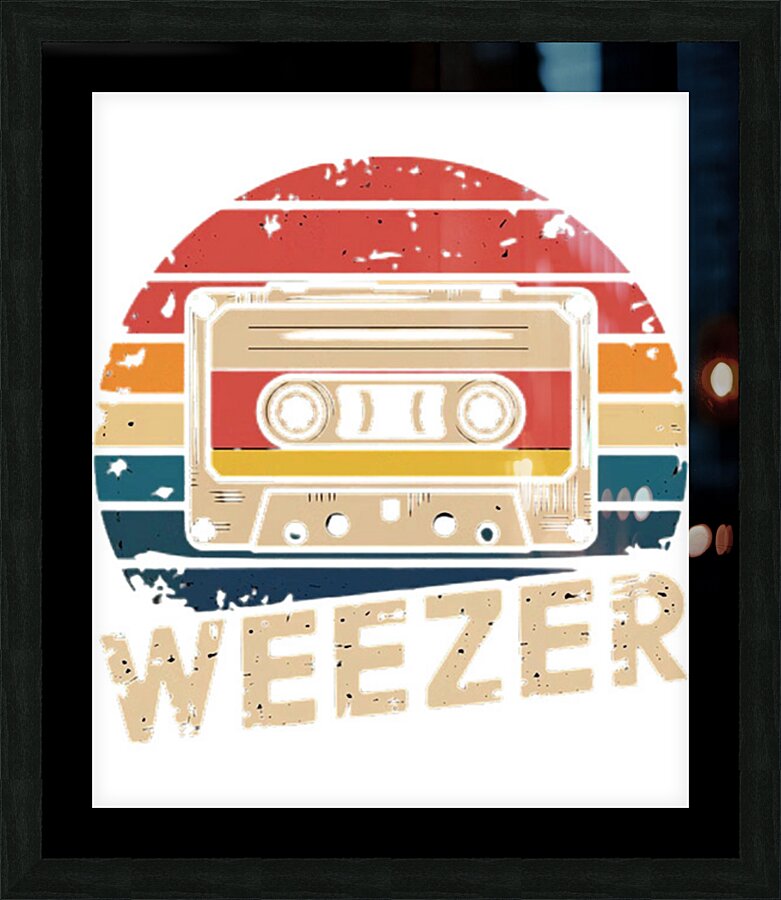 Weezer 55 Picture Frame print