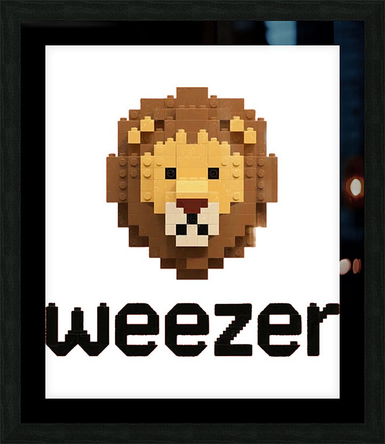 Weezer 60 Picture Frame print