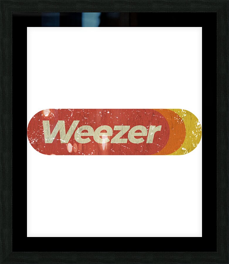 Weezer 2 Picture Frame print