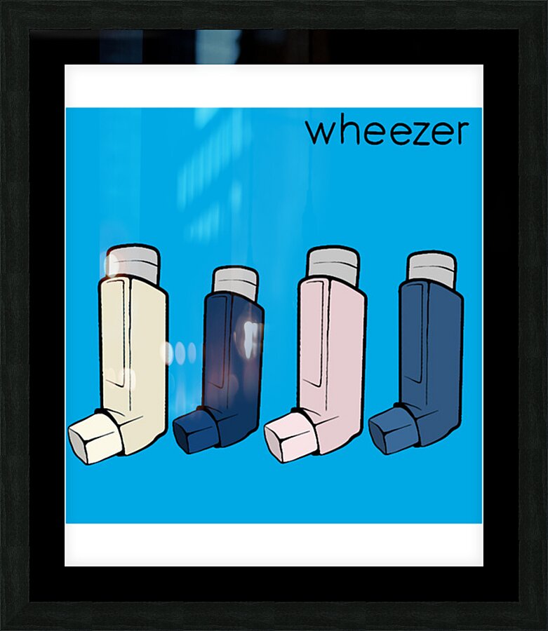 Weezer 3 Picture Frame print