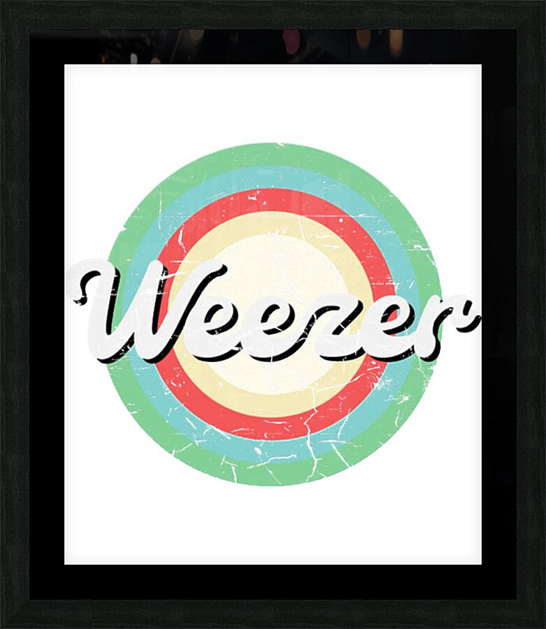 Weezer 4 Picture Frame print