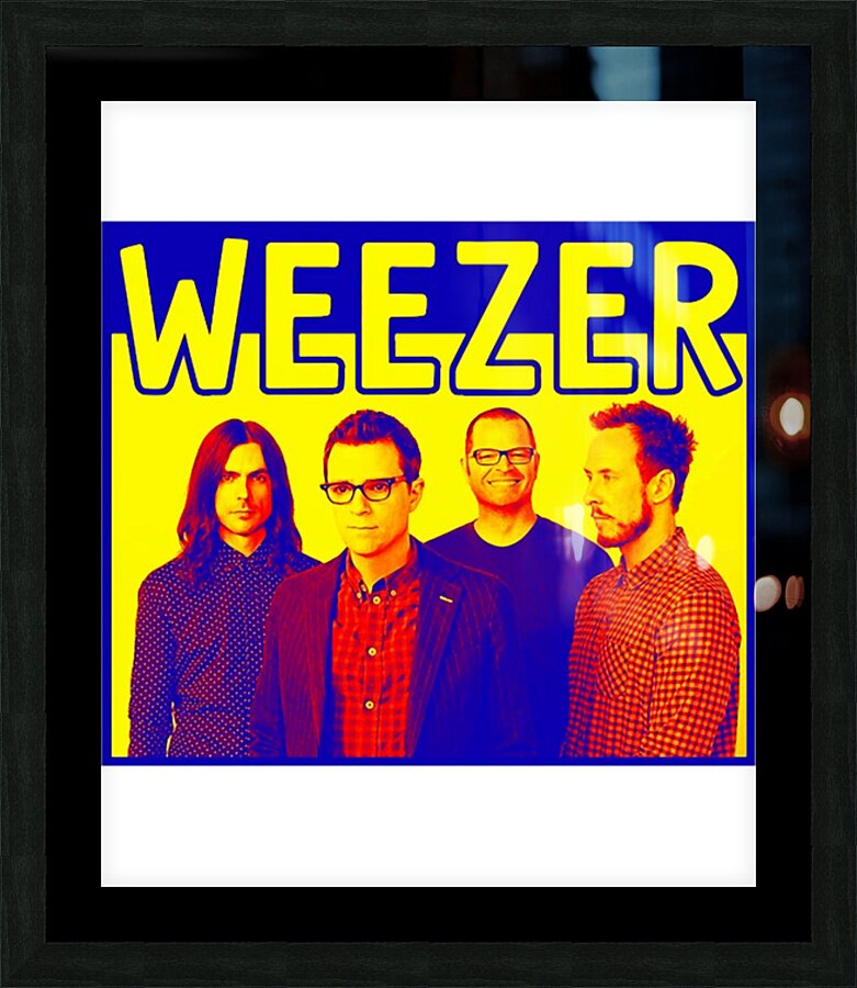 Weezer 6 Picture Frame print