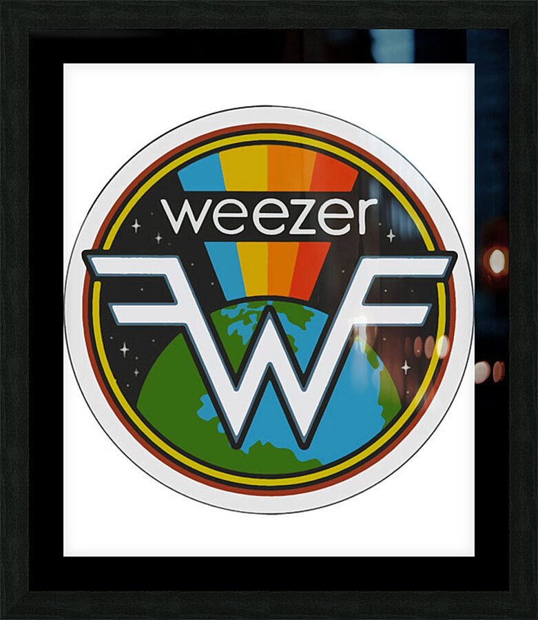 Weezer 7 Picture Frame print