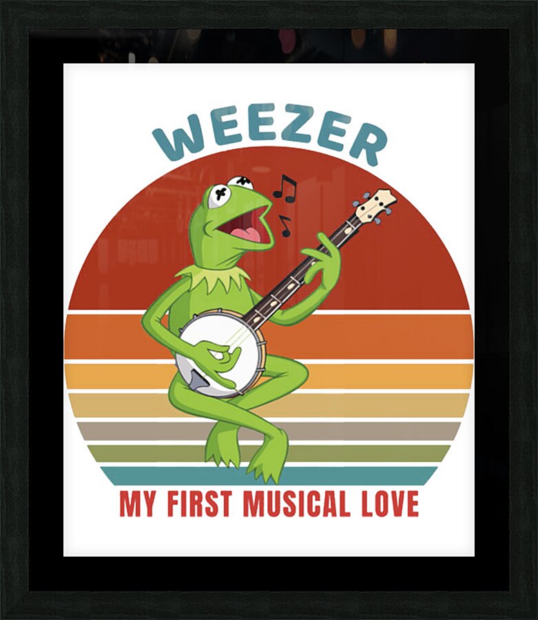 Weezer 11 Picture Frame print